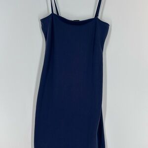 Forever 21 Navy Blue Maxi Slip Dress